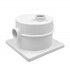 Bazénová prepojovacia krabica s tesneniami, z ABS plastu.