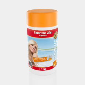 Rýchlo rozpustné chlórové tablety 20 g.