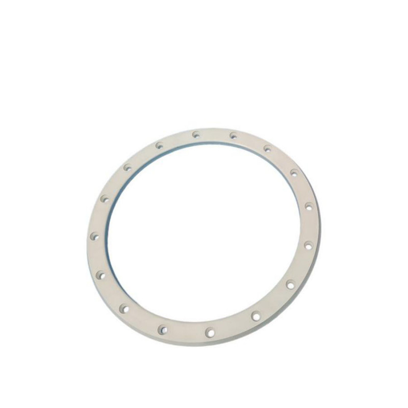 Plastová príruba na bazénový protiprúd s otvormi pre skrutky.