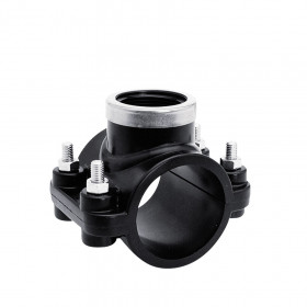 PP objímka s odbočkou, so zosilneným šróbením s vnútorným závitom 1/2".