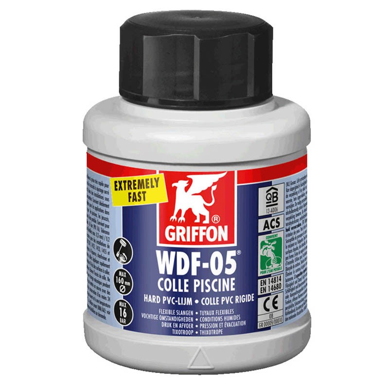 Tekuté lepidlo Griffon WDF - 05, 125 ml so štetcom.