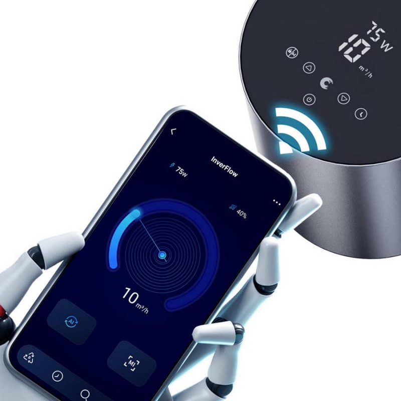 Kontrola a ovládanie bazénového čerpadla Aquagem InverMaster IM20. cez Wi-Fi aplikáciu