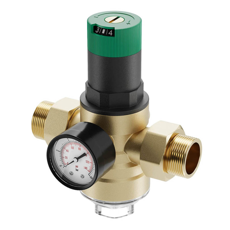 Nerezový sitkový filter s jemnosťou 40 mcr. na spodnej časti ventilu.