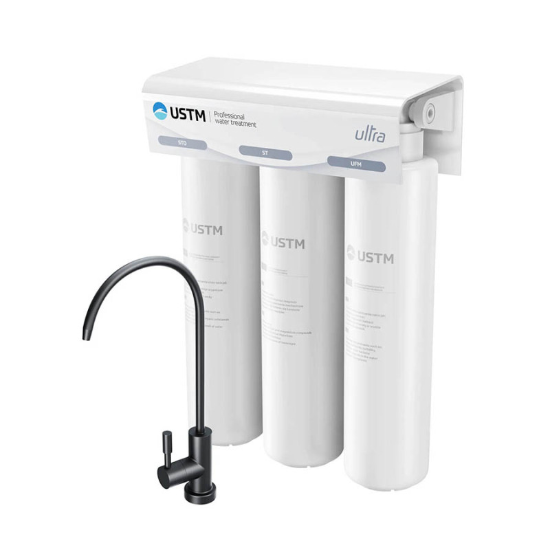 USTM kuchynský 3 - filter s chrómovou batériou.