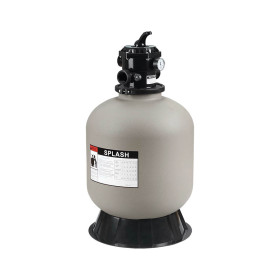 PP filtračná nádoba NEO, s horným 6 - cestným ventilom a manometrom.