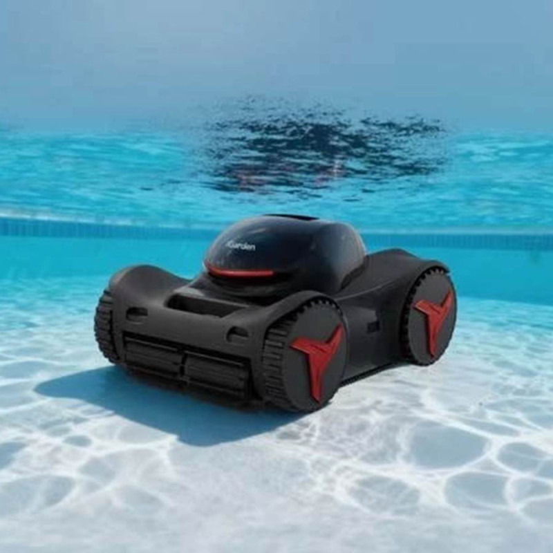 Bazénový vysávač Fairland MI-50 si poradí aj s plytkými časťami v bazéne.